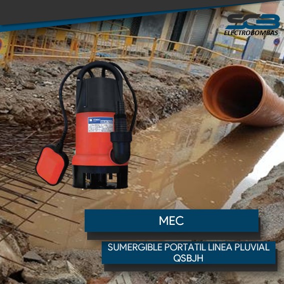 Bomba Sumergible Portatil QSBJH 250 PLAST.