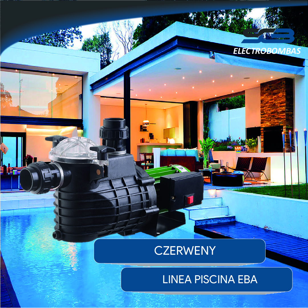 Bomba Agua Autocebante piscina EBA 075 220V 0,75HP