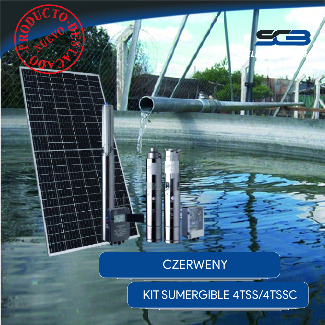 Kit Bomba Solar Bomba Sumergible 4TSSC7,5-70-110/1000