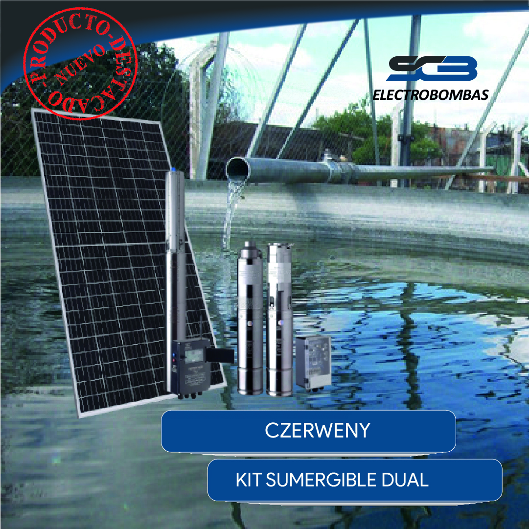 Kit bomba sumergible pozo profundo dual 4SP8-8