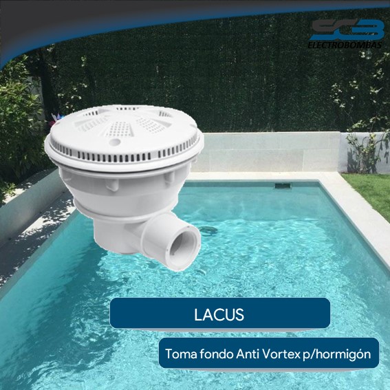 Dispositivo Para Hormigón Toma fondo Anti Vortex