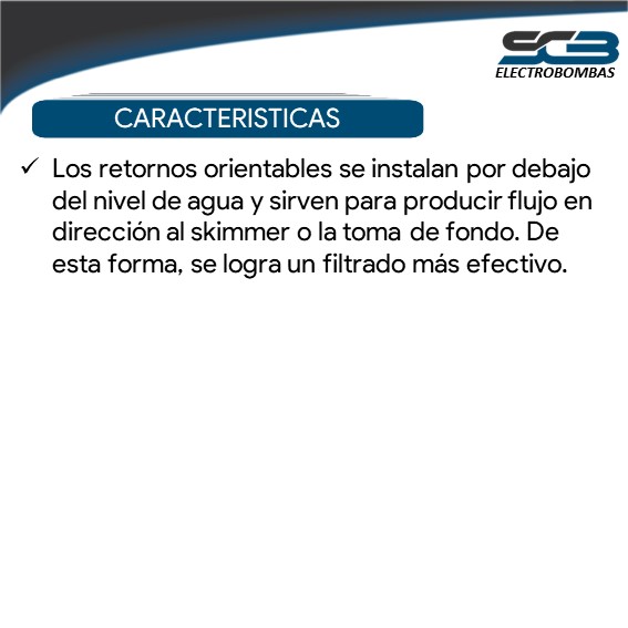 Dispositivo Para Hormigón Retorno Orientable - Imagen 2