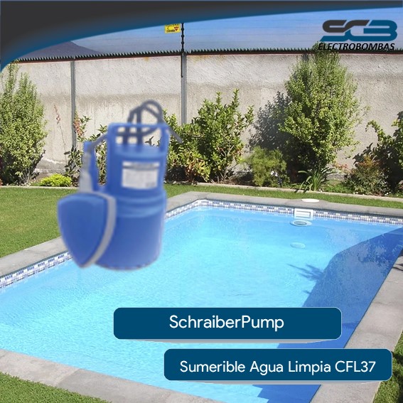 Bomba sumergible agua limpia CFL37 0,5HP 220V