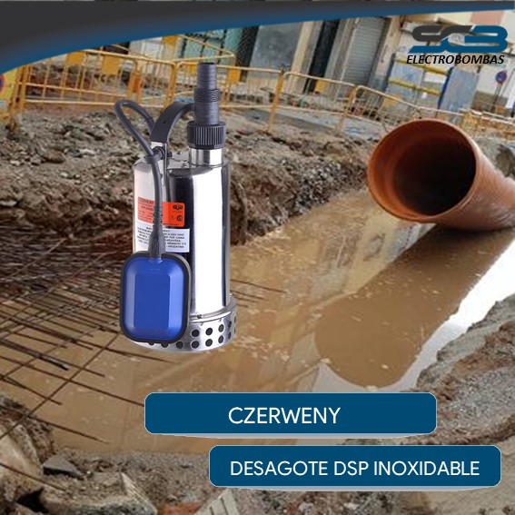 Bomba Sumergible portátil DSP 550SD INOX 220V 0,75HP