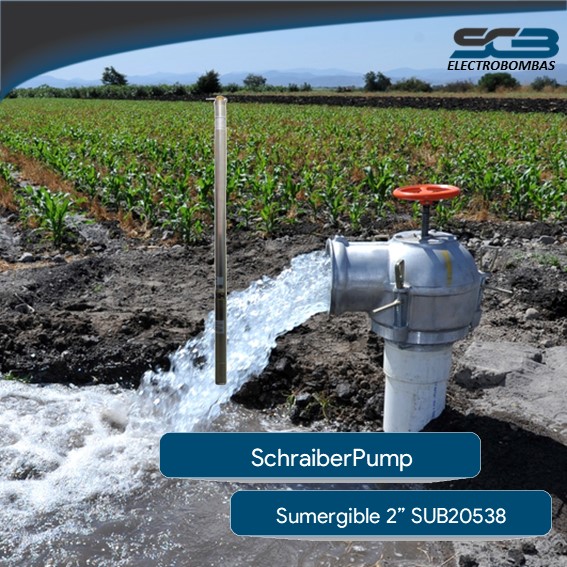 Electrobomba Pozo Profundo 2" SUB20538 220V 0,5HP Turbina
