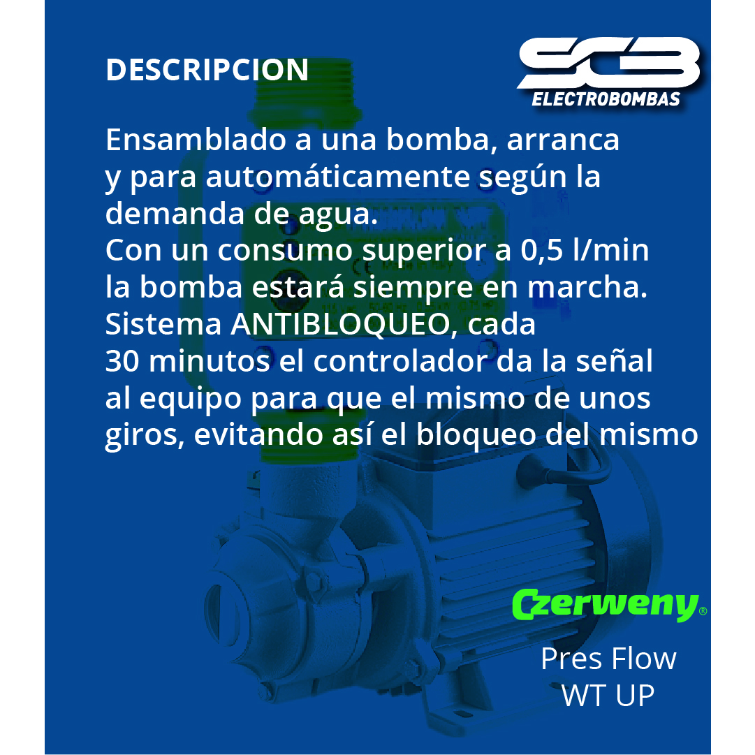 Water Tech Controlador de Flujo PresFlow WT UP PF 1 - Imagen 2